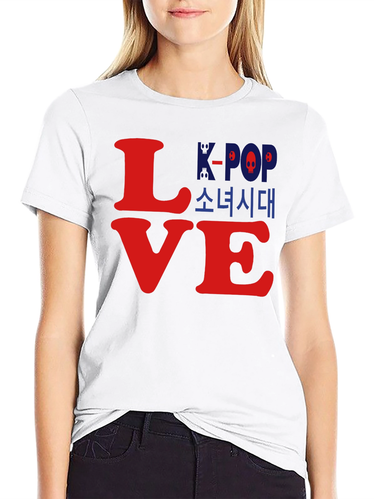 K-Pop Love T-Shirt - Unisex Black Graphic Tee