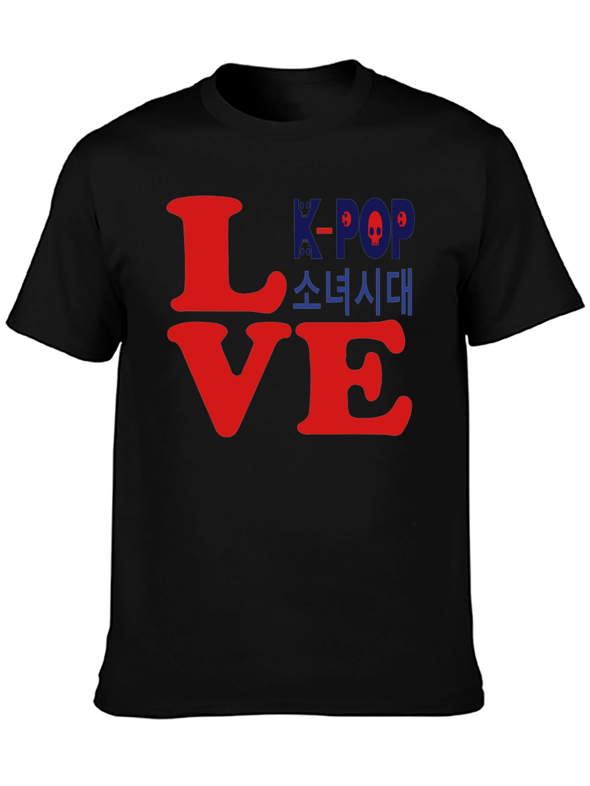 K-Pop Love T-Shirt - Unisex Black Graphic Tee