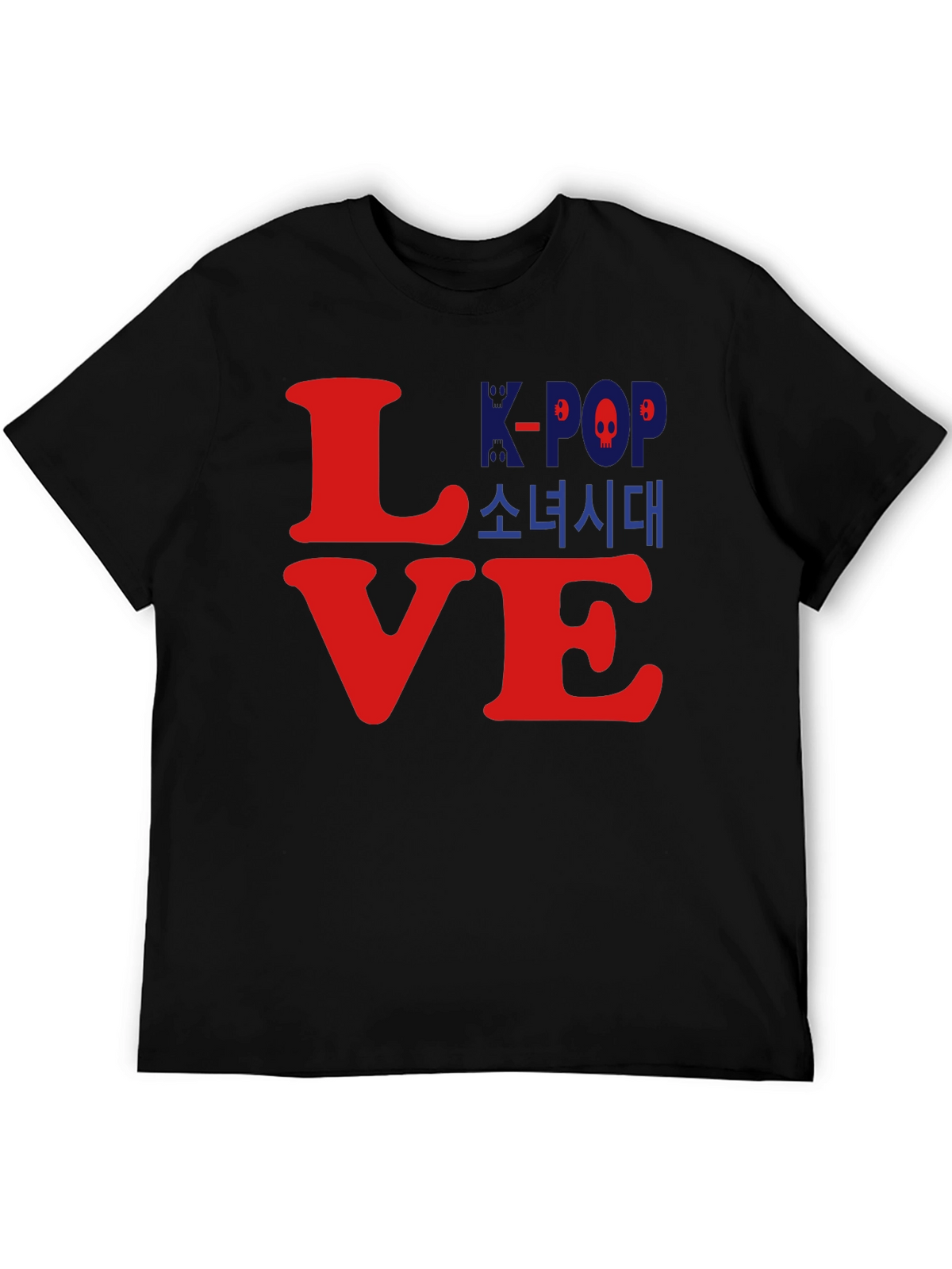 K-Pop Love T-Shirt - Unisex Black Graphic Tee