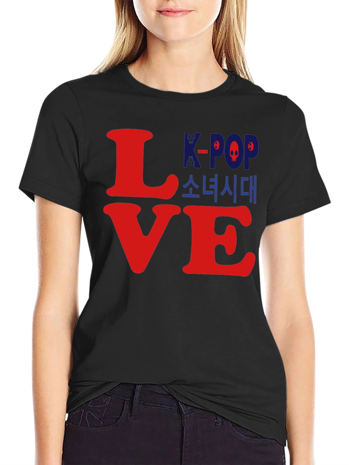 K-Pop Love T-Shirt - Unisex Black Graphic Tee