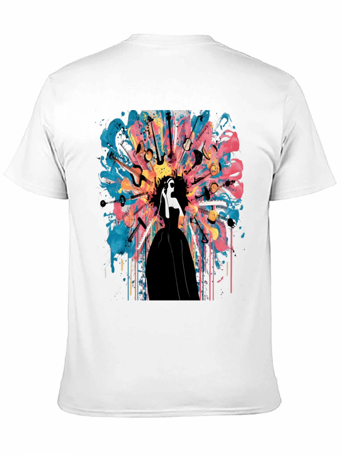 Musical Mind T-Shirt: Abstract Instrument Design
