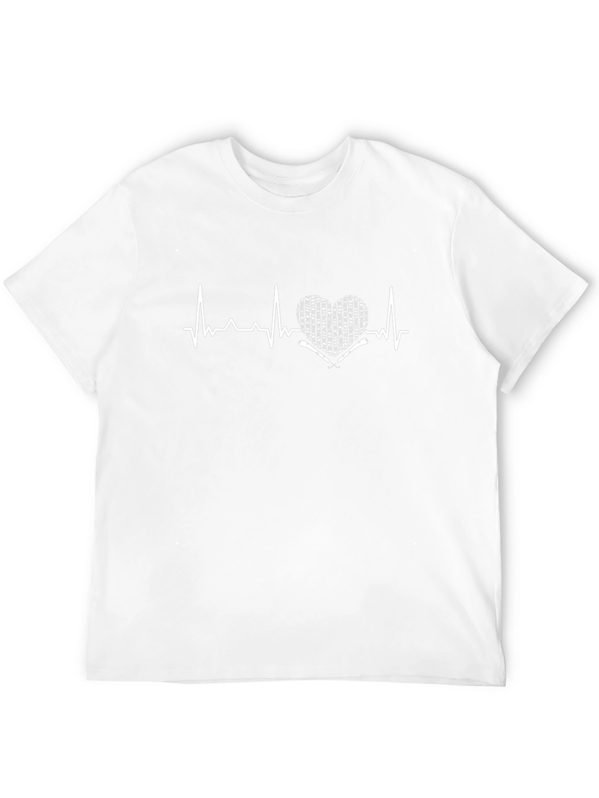 Hockey Heartbeat Black T-Shirt