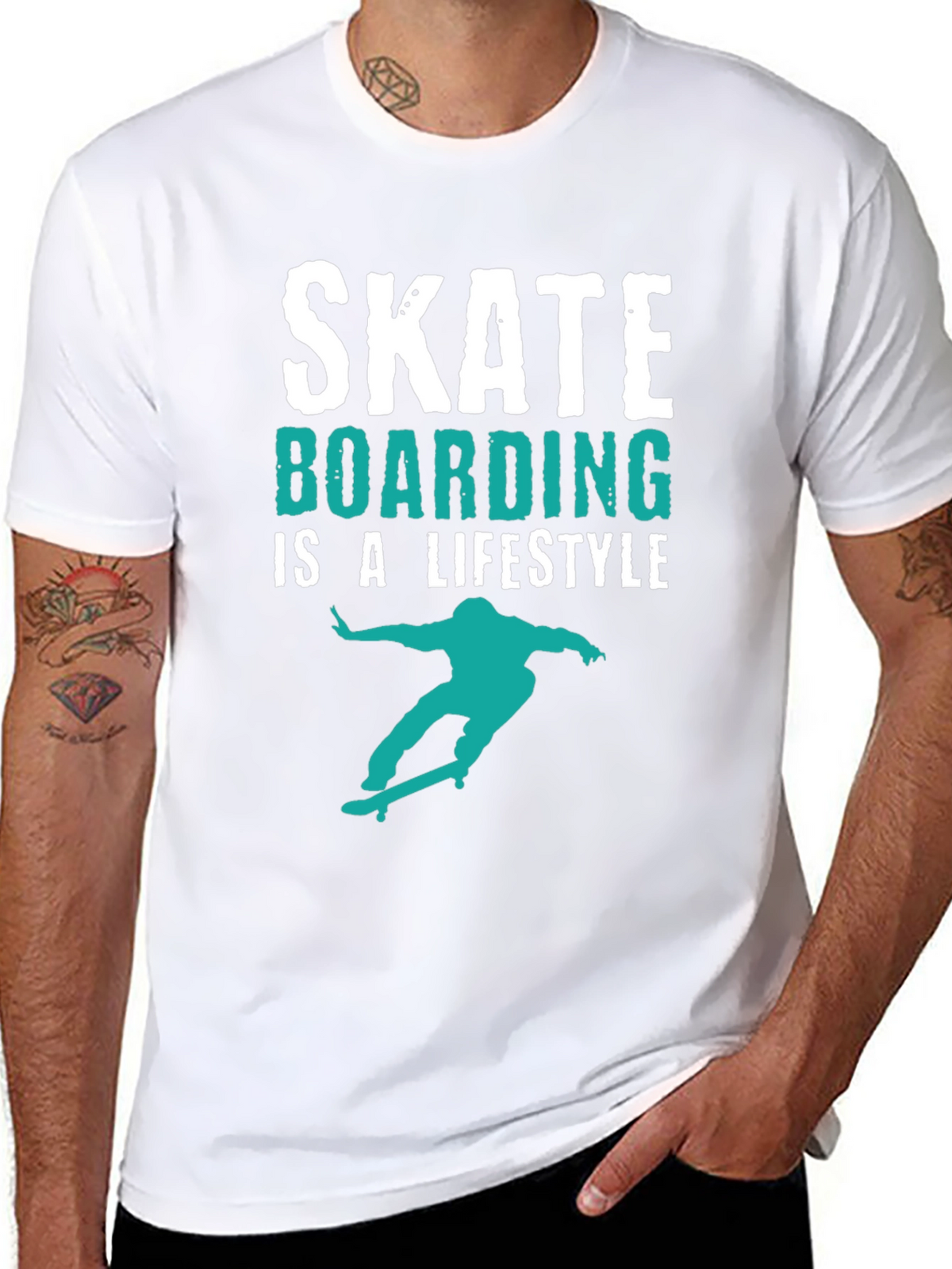 Skateboarding Lifestyle T-Shirt - Ride On!