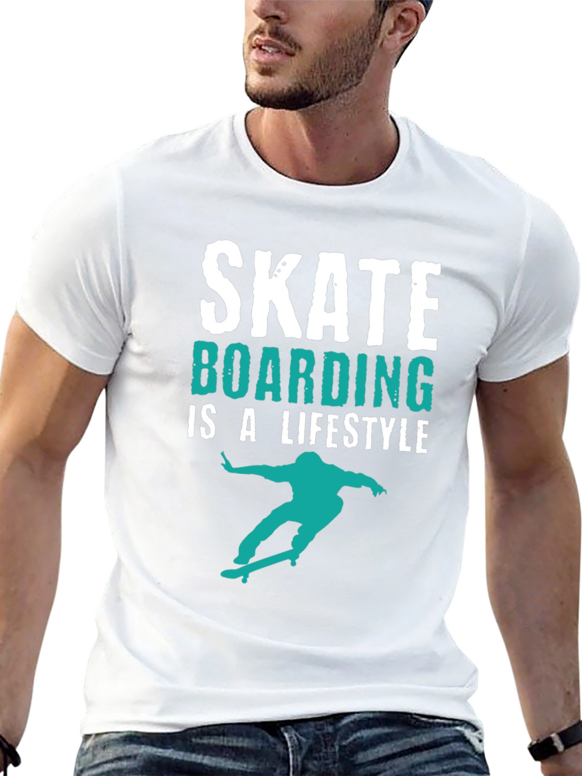 Skateboarding Lifestyle T-Shirt - Ride On!