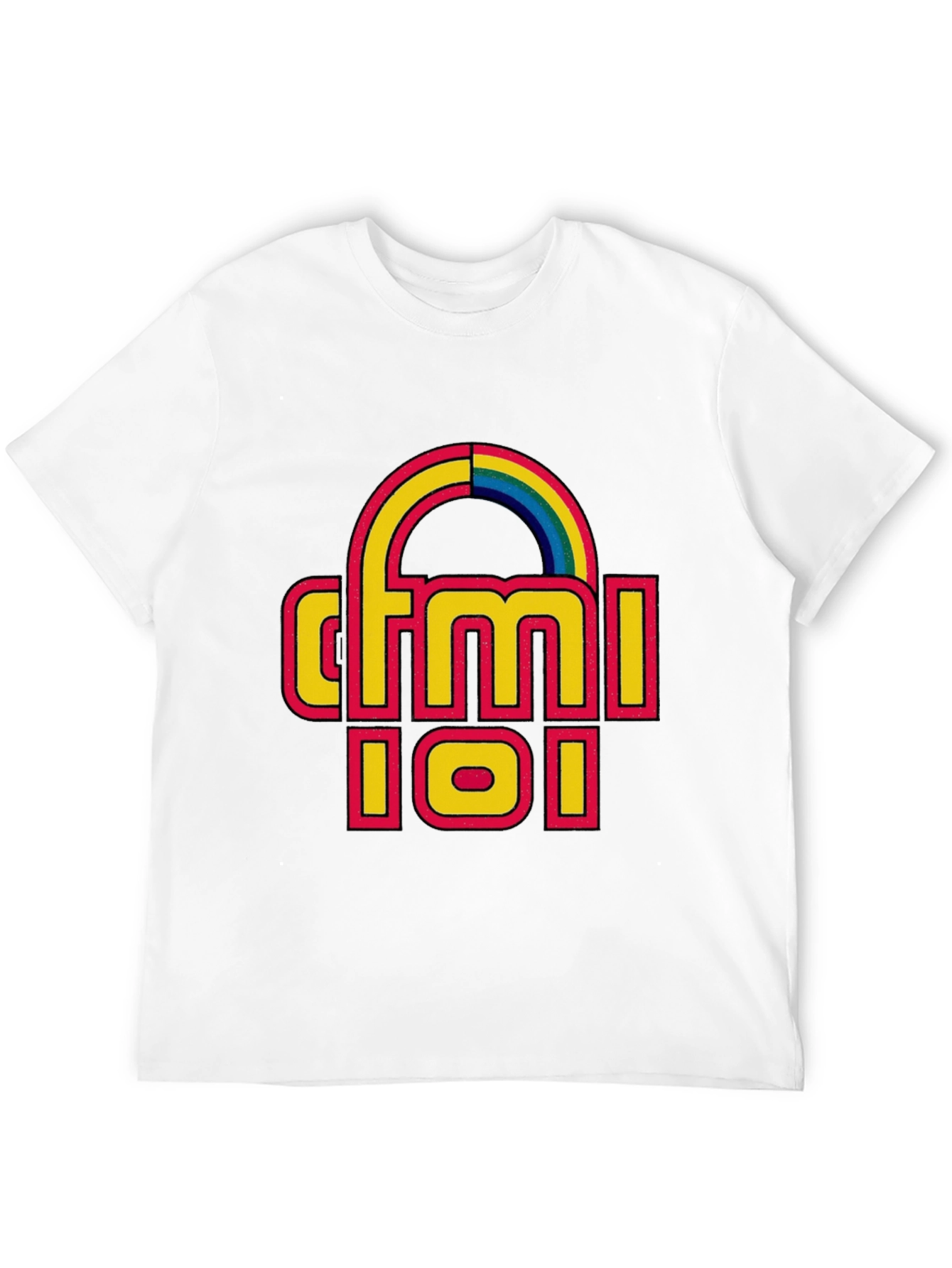CFMI 101 Retro Rainbow Black T-Shirt