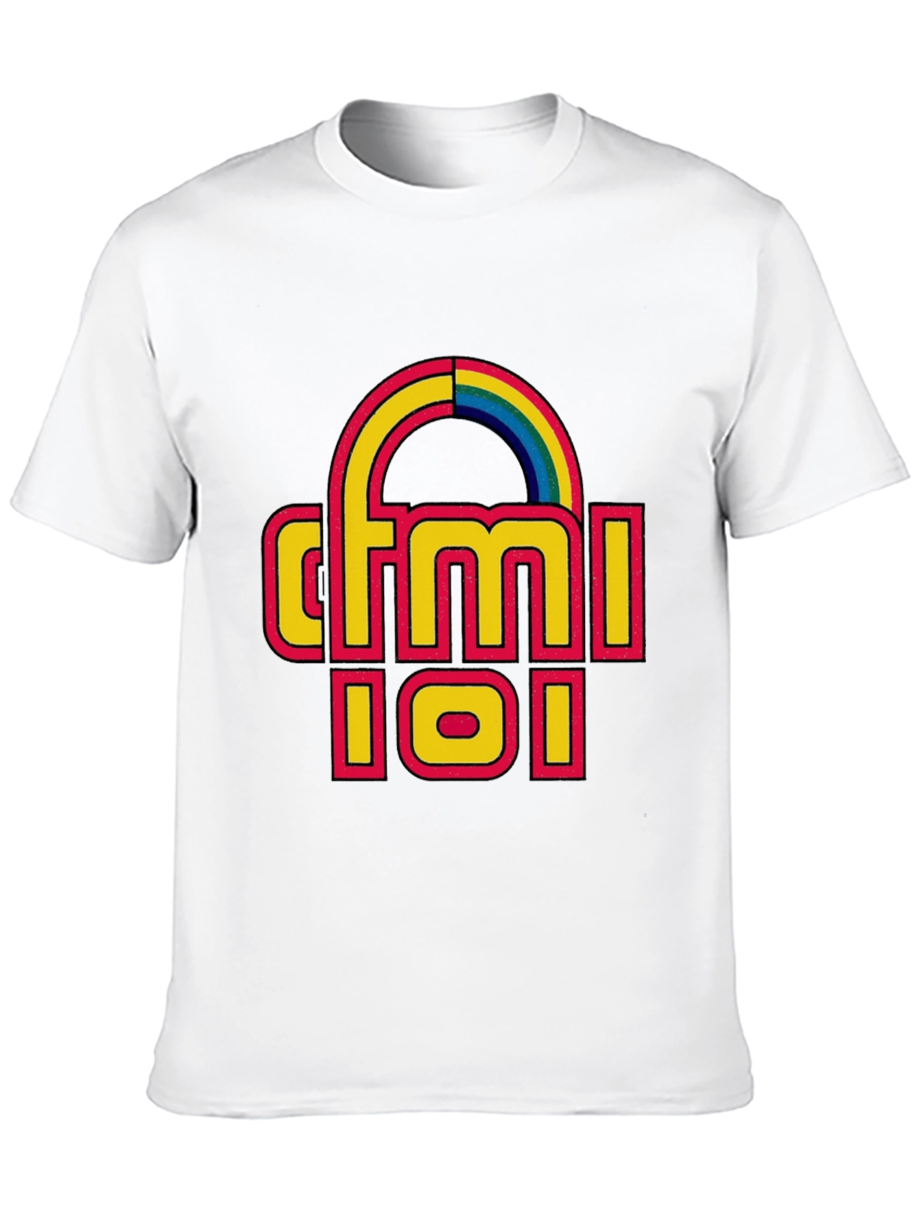 CFMI 101 Retro Rainbow Black T-Shirt