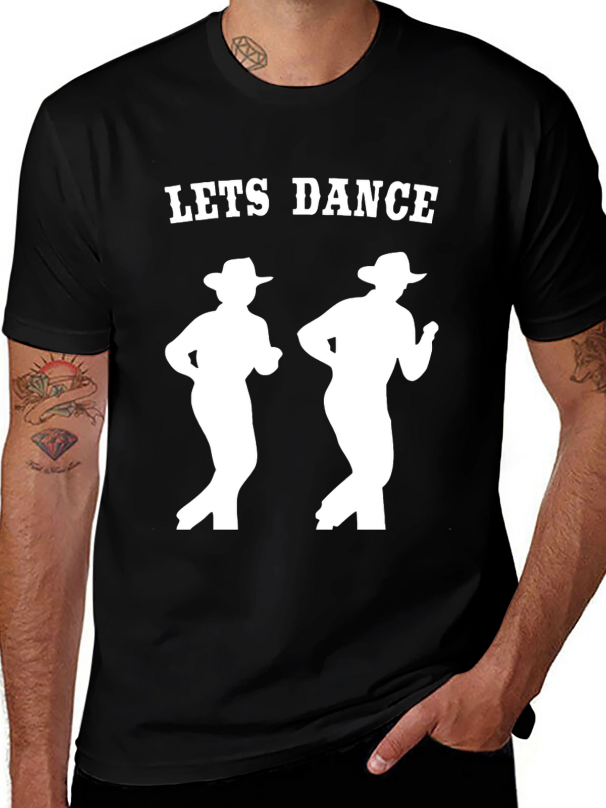 Lets Dance T-Shirt - Country Western Graphic Tee