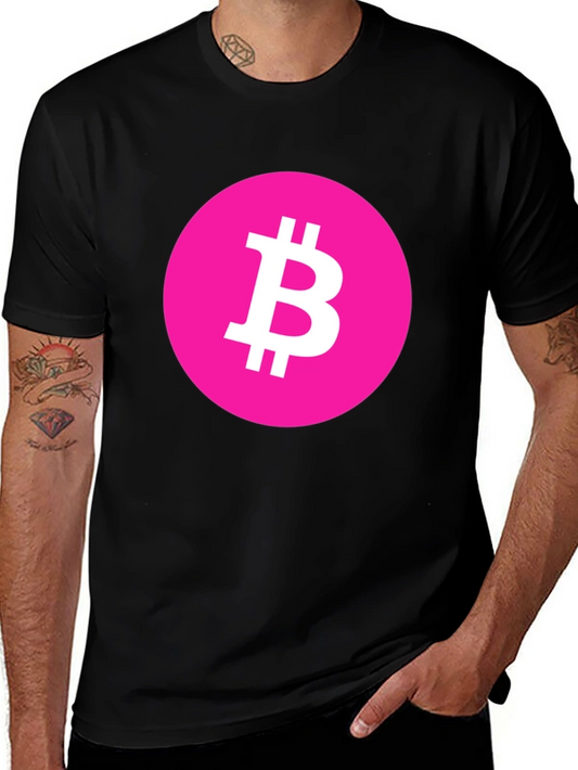 Bitcoin B Logo Graphic Tee - Black