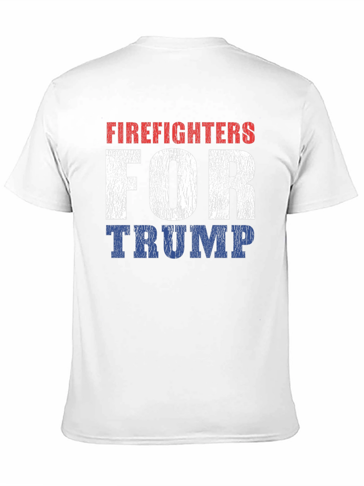 Firefighters for Trump Patriotic T-Shirt