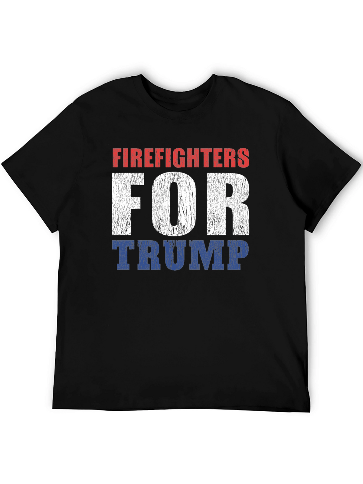 Firefighters for Trump Patriotic T-Shirt