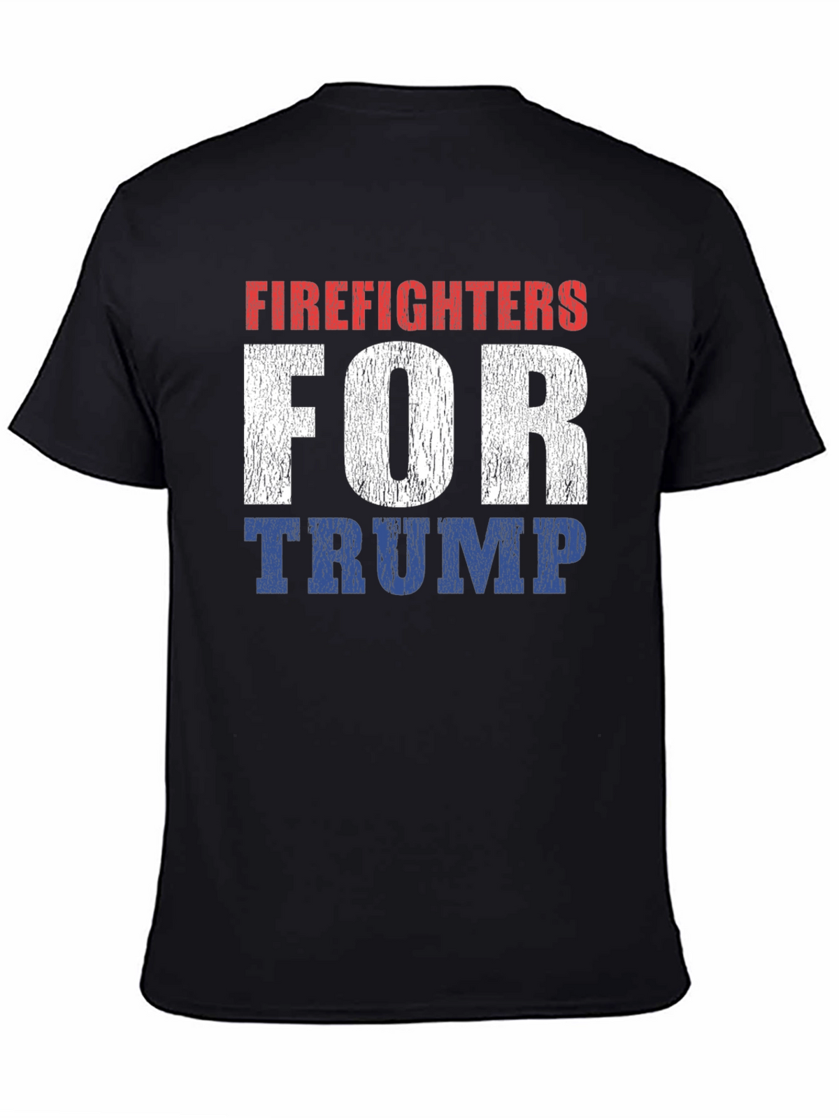 Firefighters for Trump Patriotic T-Shirt
