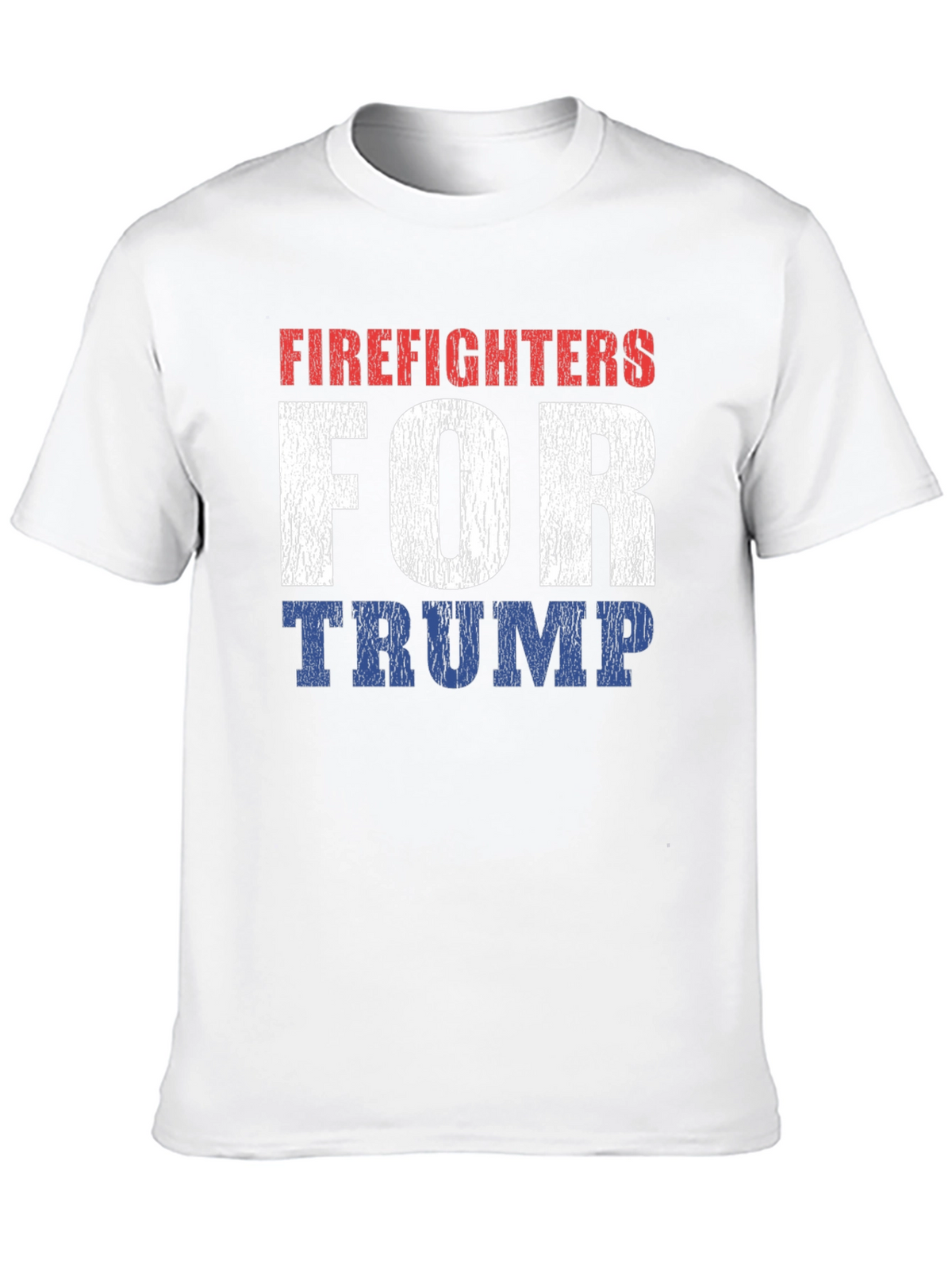 Firefighters for Trump Patriotic T-Shirt