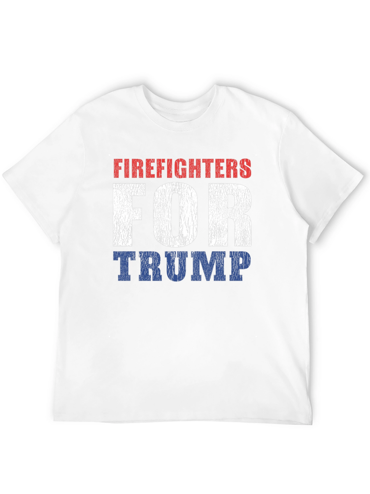 Firefighters for Trump Patriotic T-Shirt