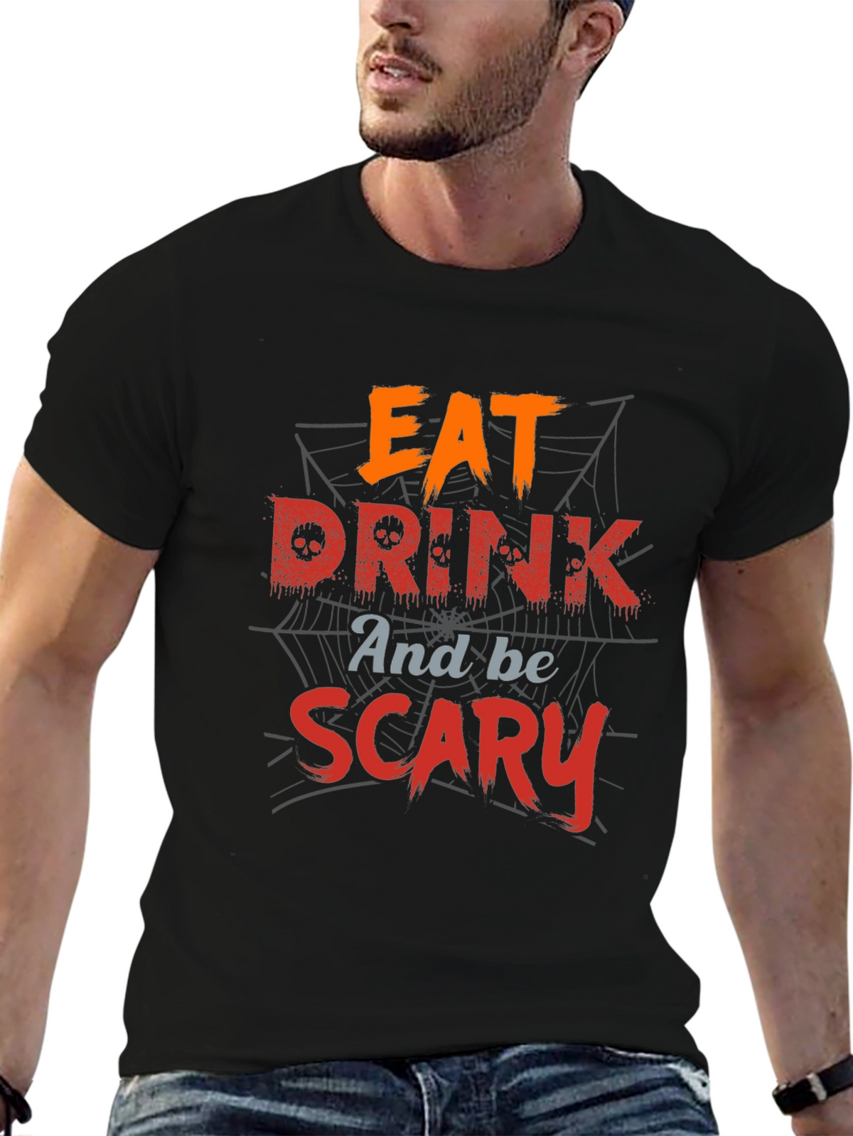Eat Drink And Be Scary Halloween T-Shirt