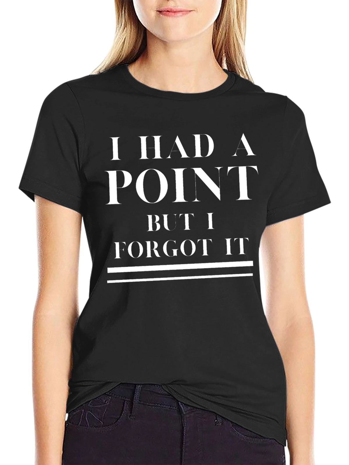 Funny Mens I Had A Point Graphic T-Shirt