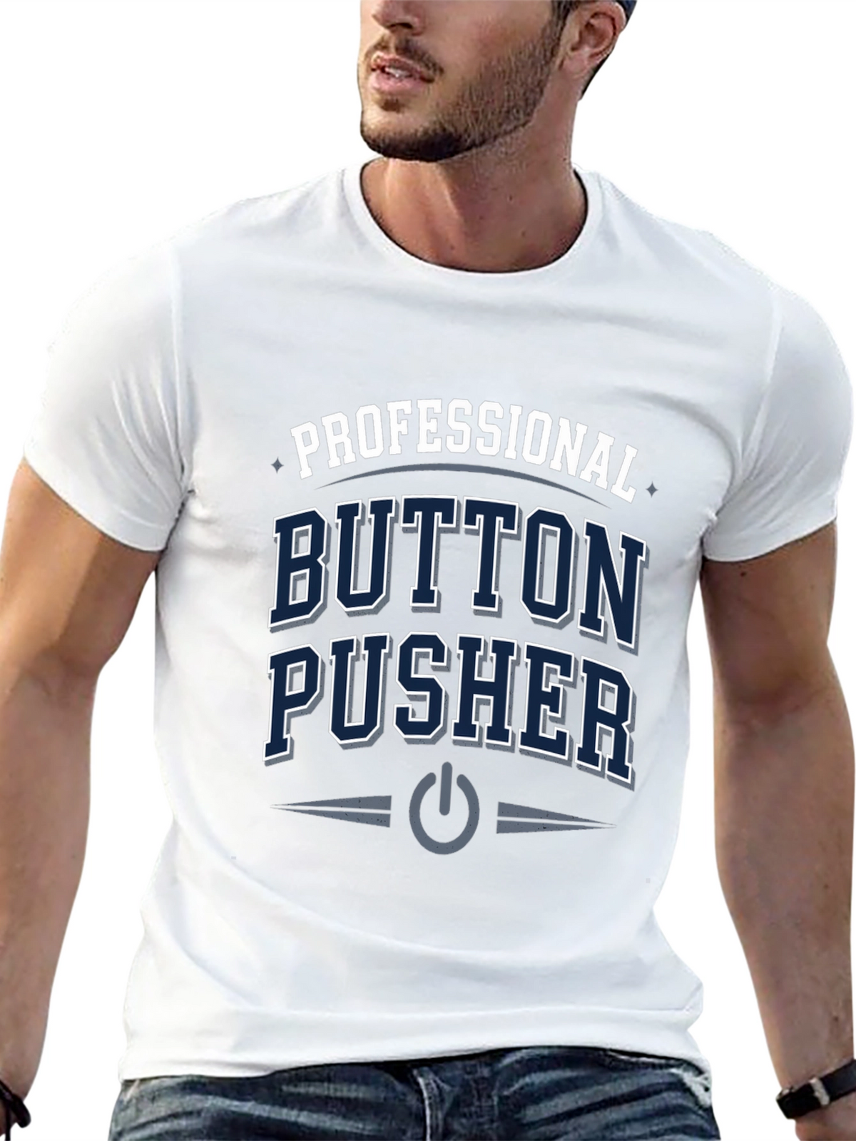 Professional Button Pusher T-Shirt - Black