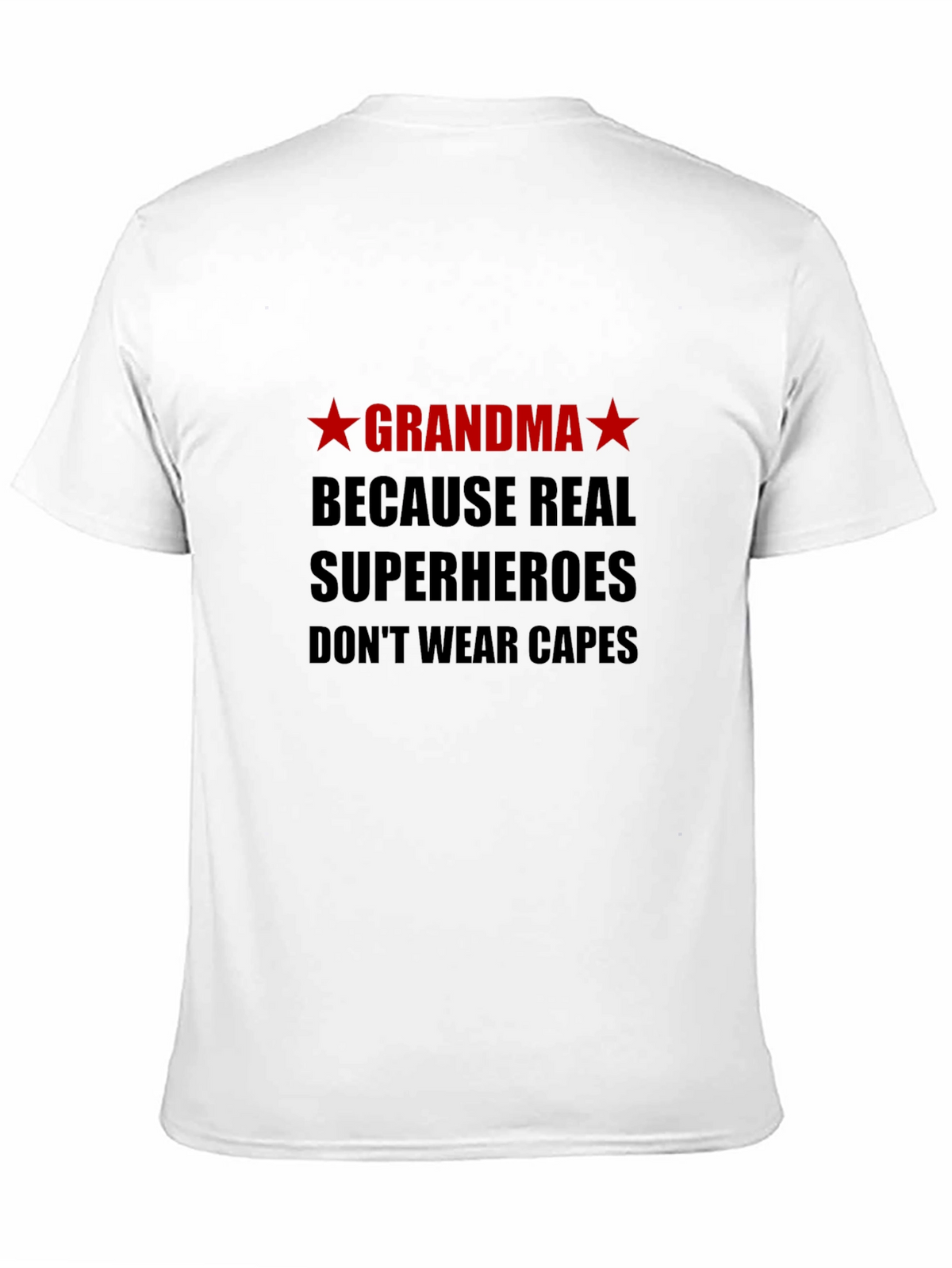 Grandma Superhero T-Shirt - Black