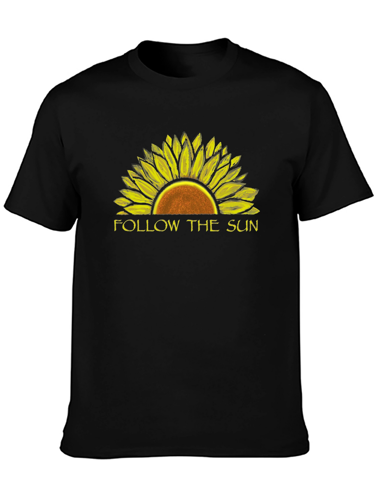 Follow The Sun Sunflower Graphic T-Shirt
