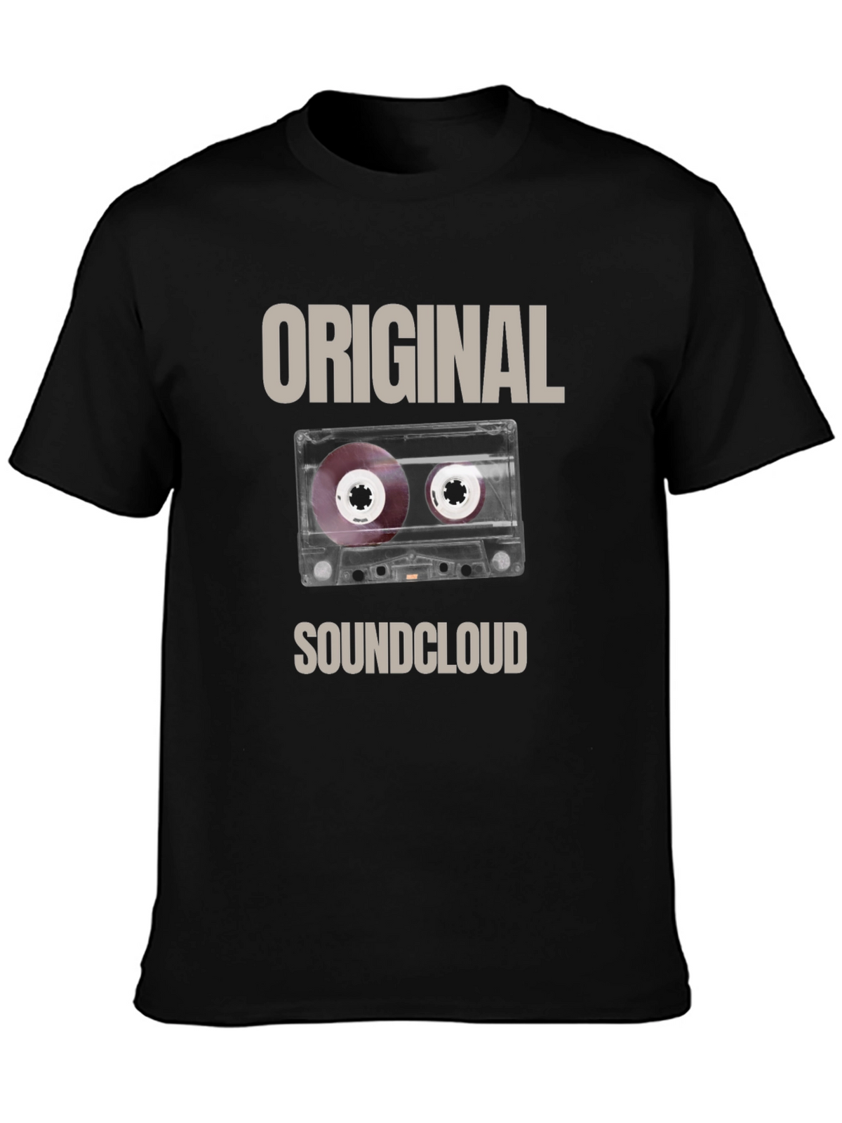 Original SoundCloud Cassette Tape Graphic T-Shirt