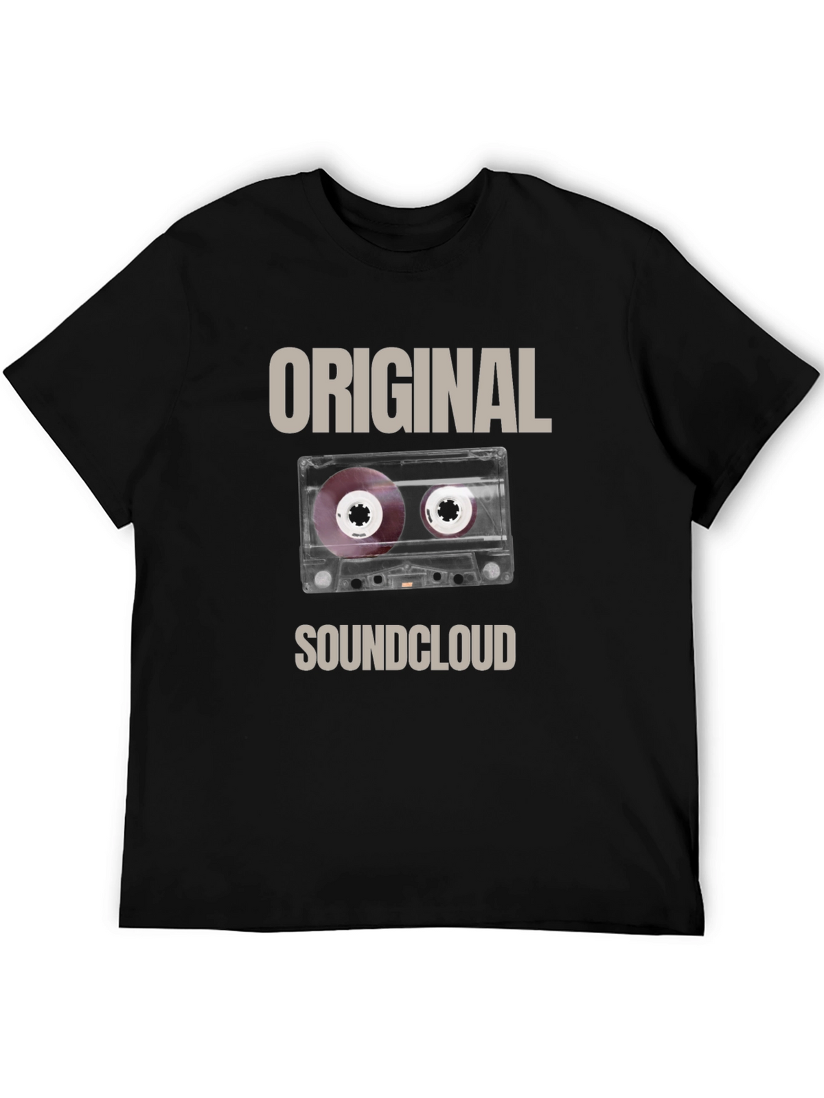 Original SoundCloud Cassette Tape Graphic T-Shirt