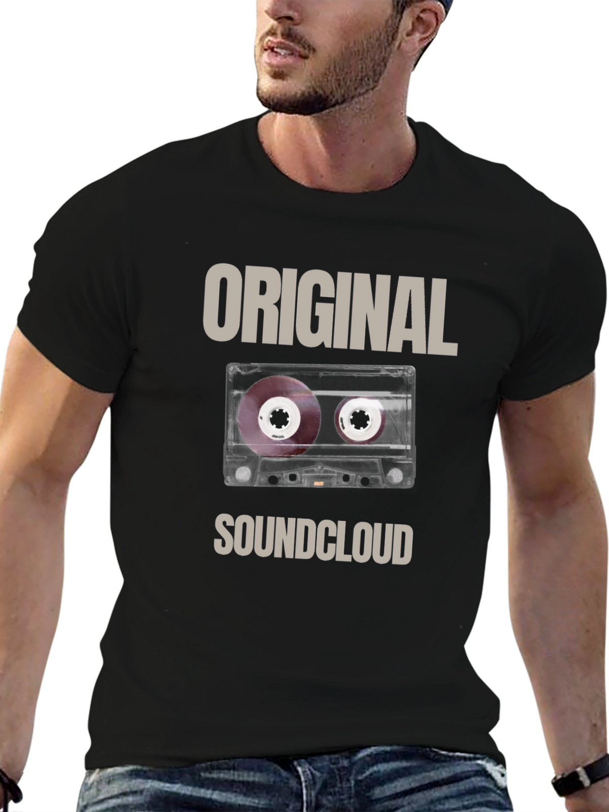 Original SoundCloud Cassette Tape Graphic T-Shirt
