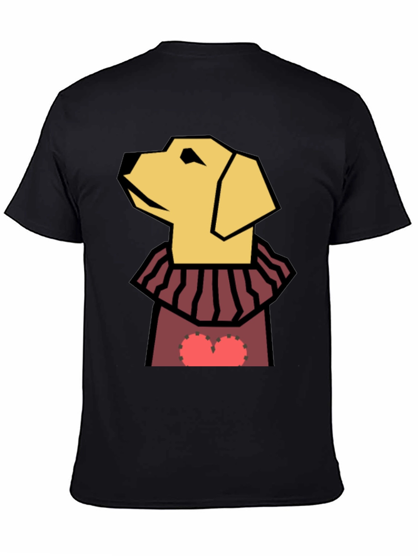 Dog Geometric Heart T-Shirt