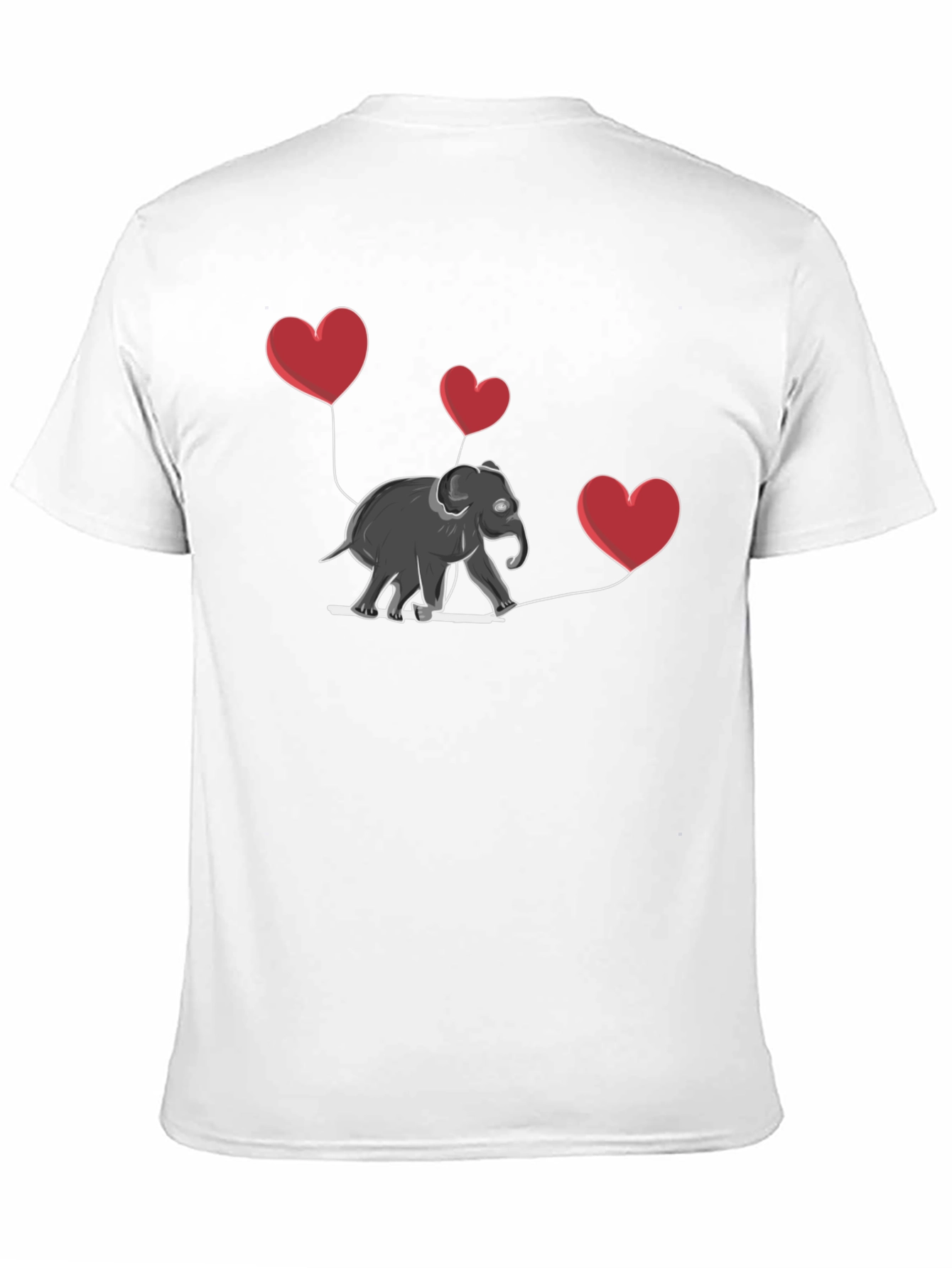Elephant Heart Balloons Graphic Tee