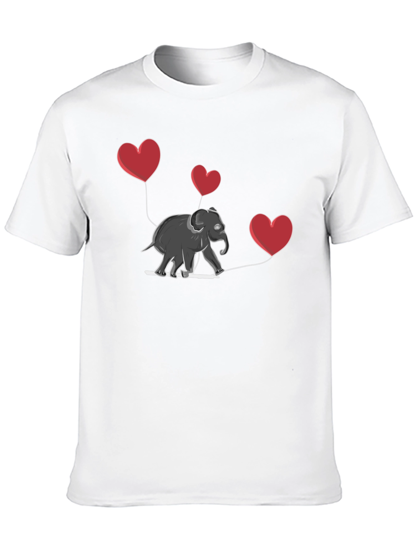 Elephant Heart Balloons Graphic Tee