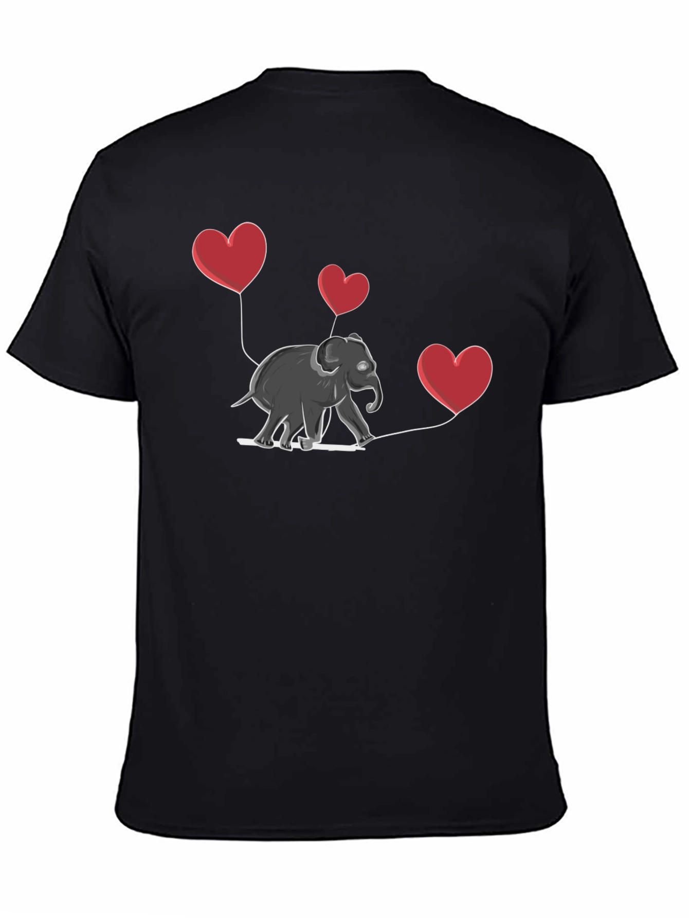 Elephant Heart Balloons Graphic Tee