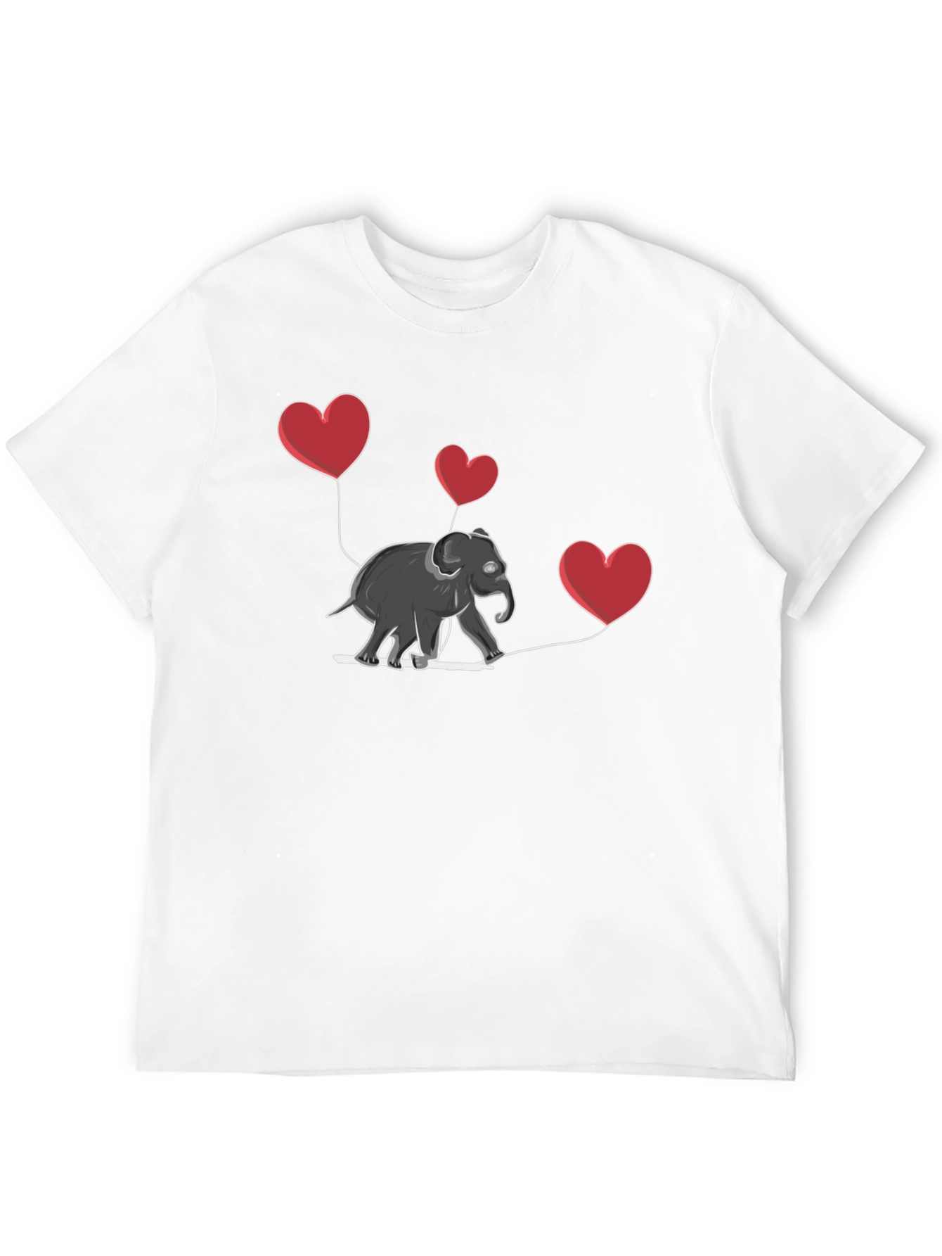 Elephant Heart Balloons Graphic Tee