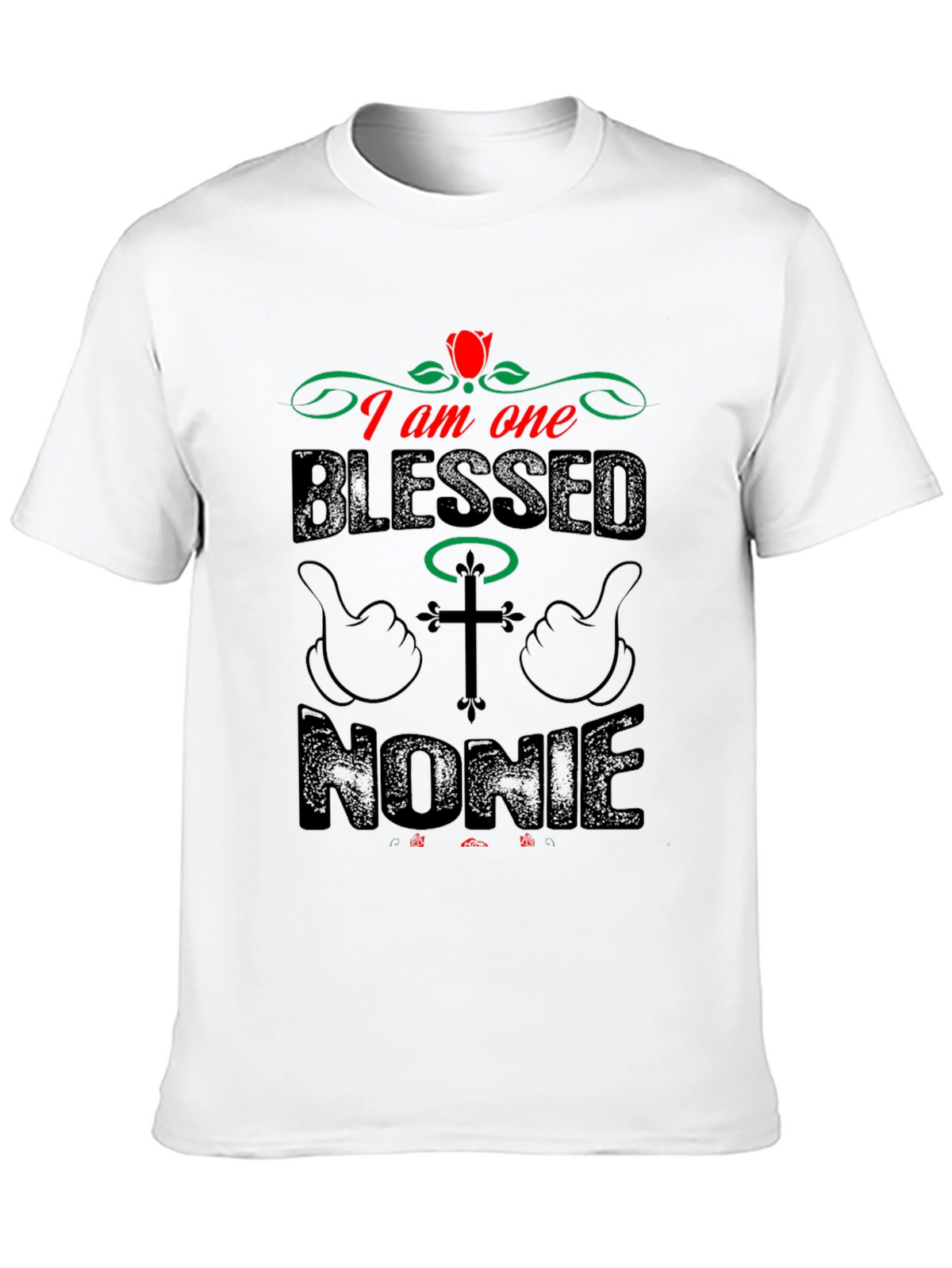 Blessed Nonie T-Shirt - Religious Family Gift