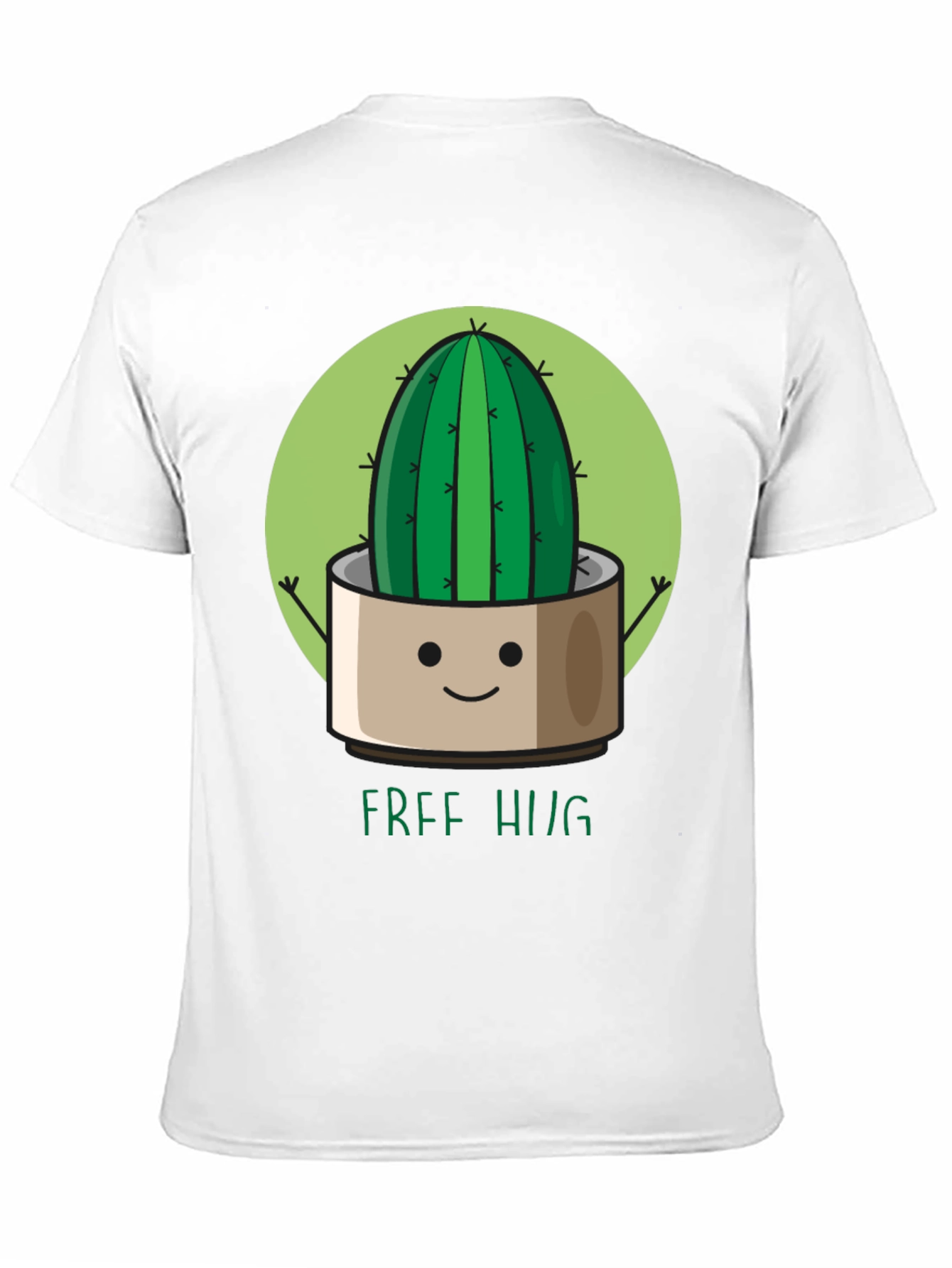 Cute Cactus Free Hugs Graphic T-Shirt