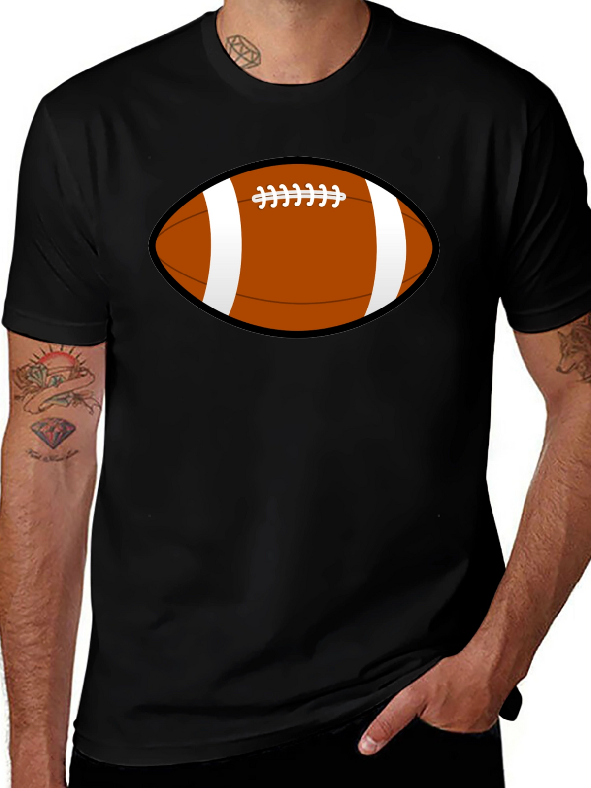 Football Graphic T-Shirt - Casual Style