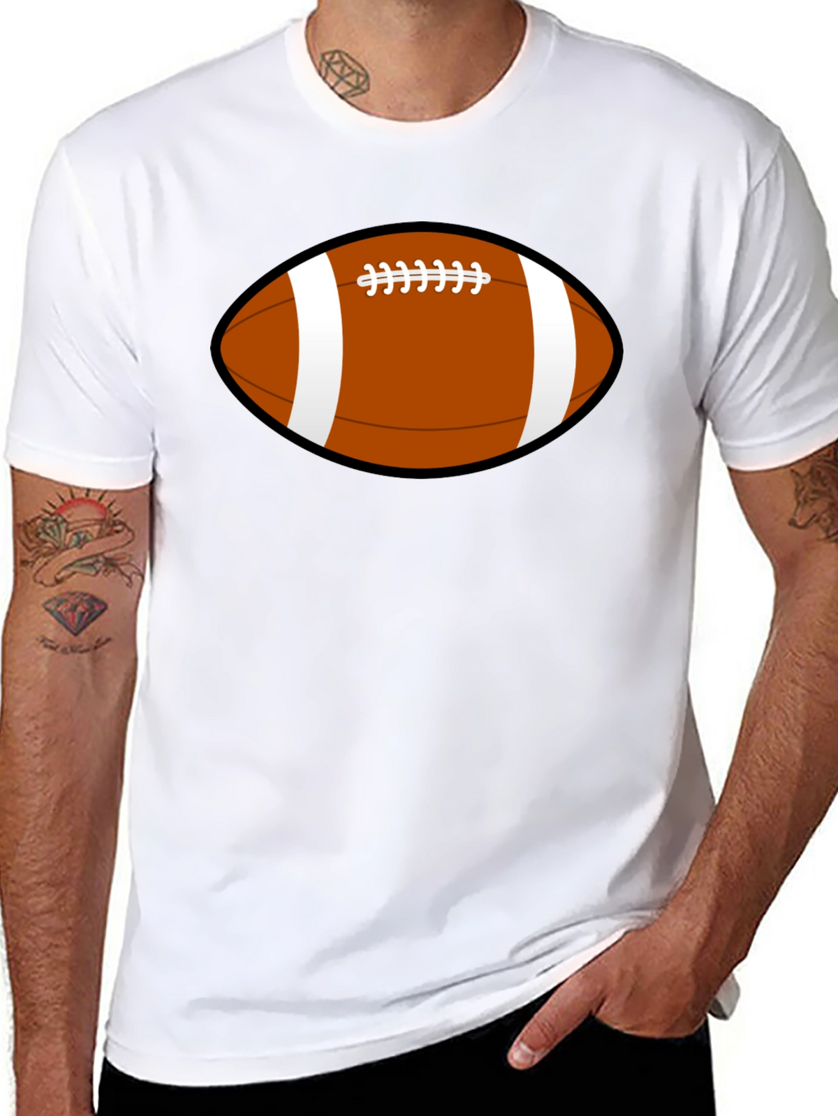 Football Graphic T-Shirt - Casual Style