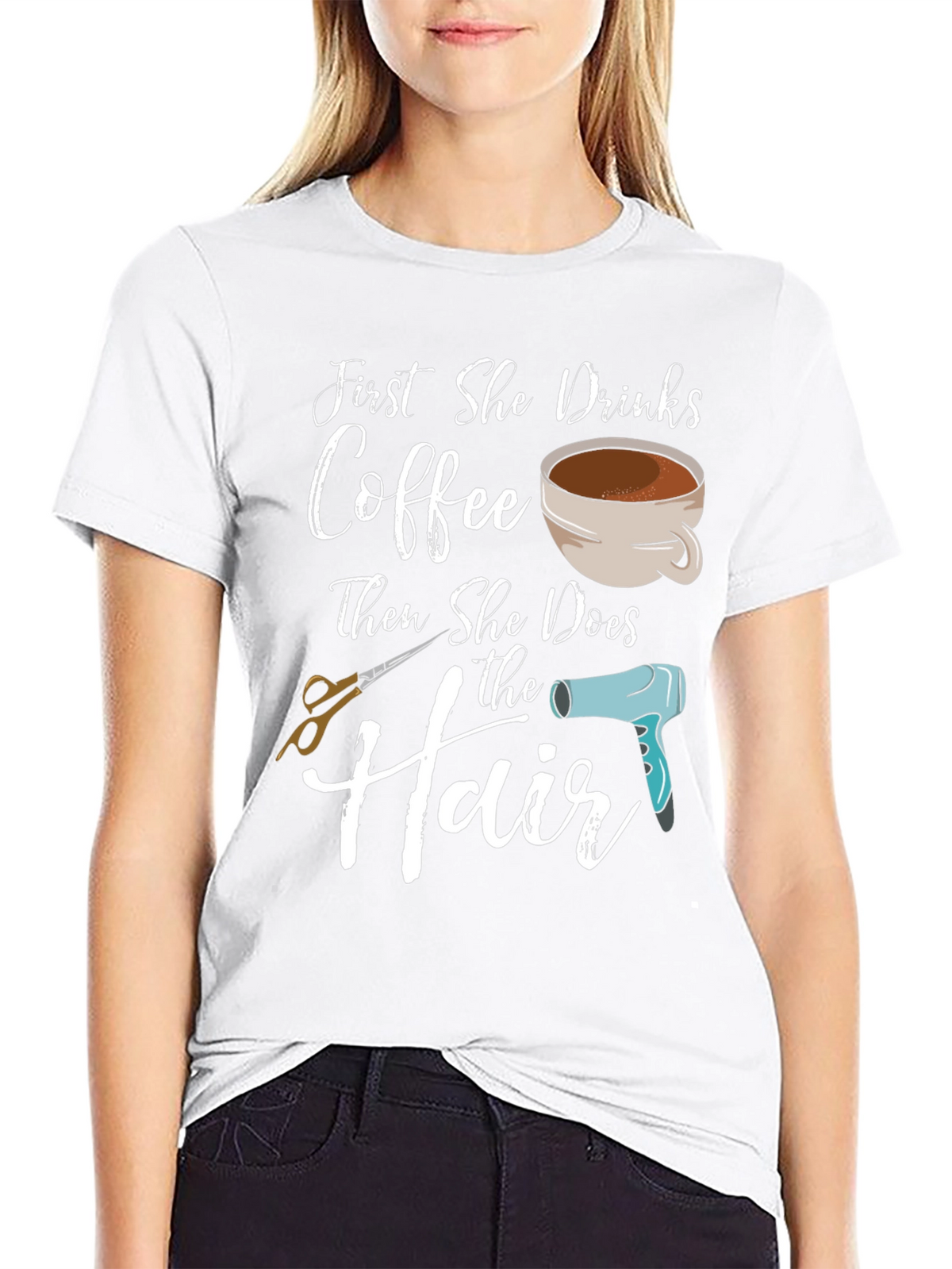 Coffee Then Hair T-Shirt - Barber/Stylist