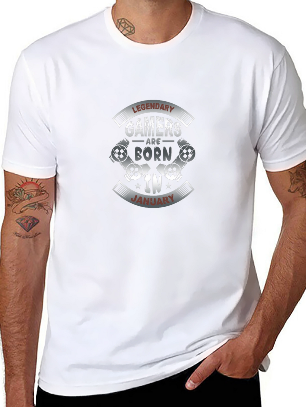 Legendary Gamers Born in January T-Shirt