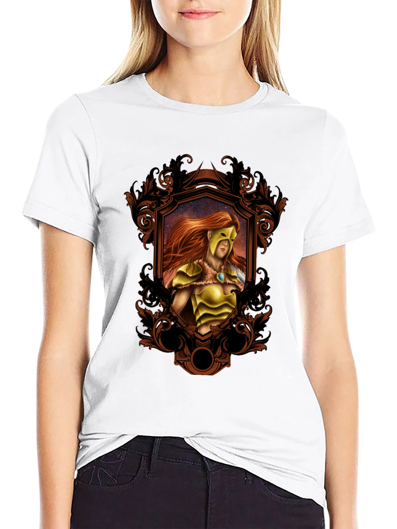Warrior Framed T-Shirt - Black