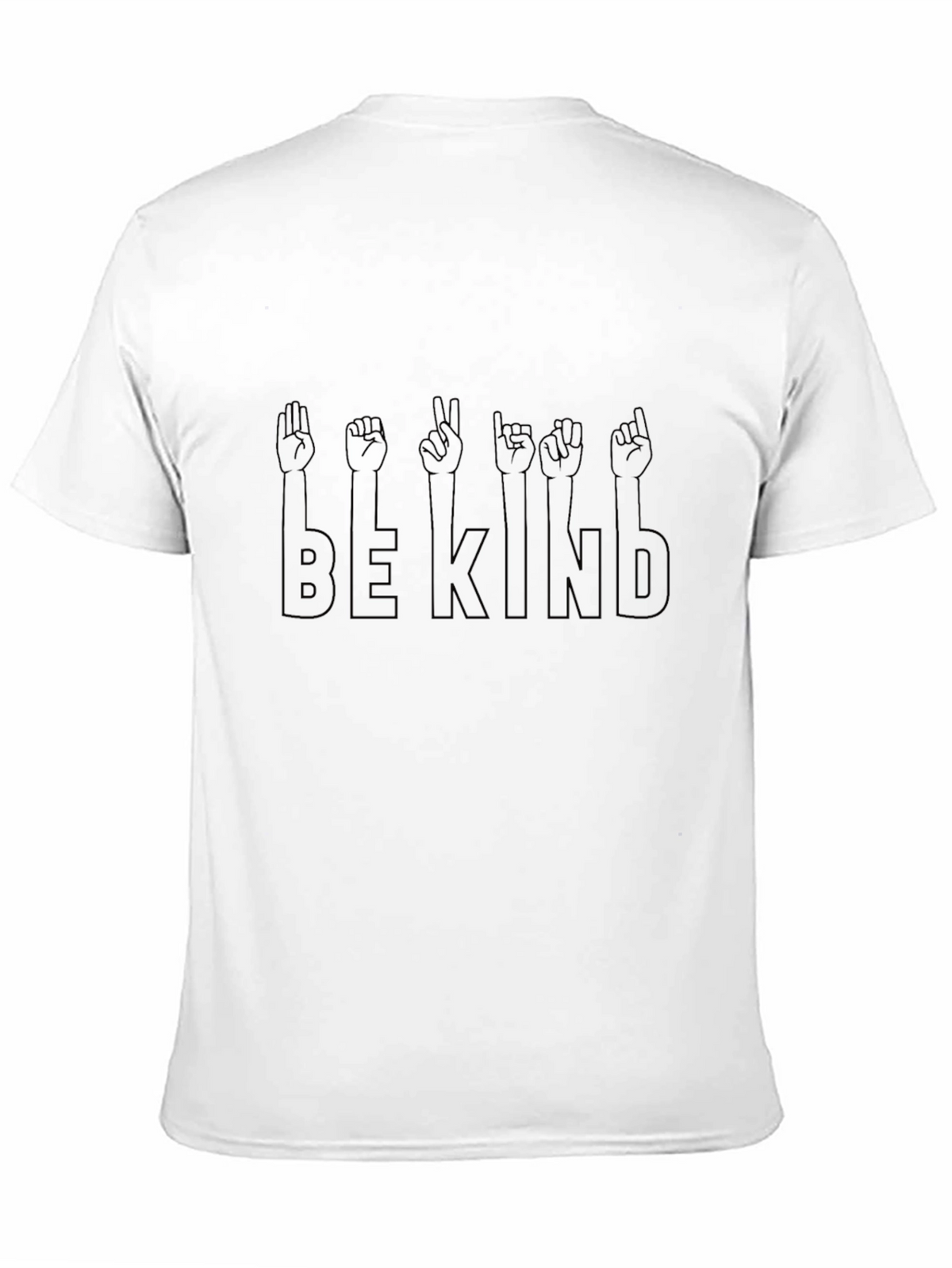 Be Kind Sign Language Graphic T-Shirt
