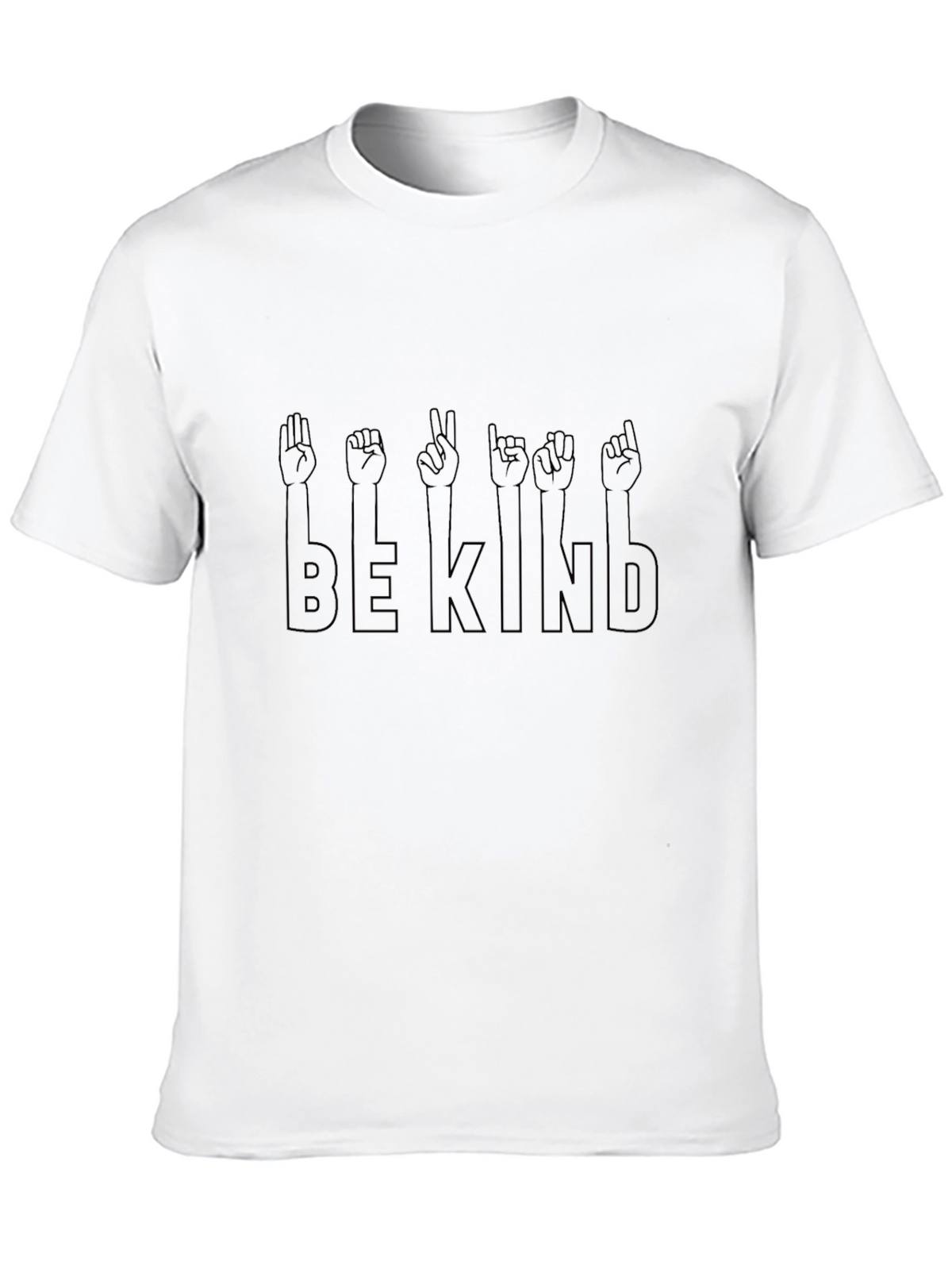 Be Kind Sign Language Graphic T-Shirt