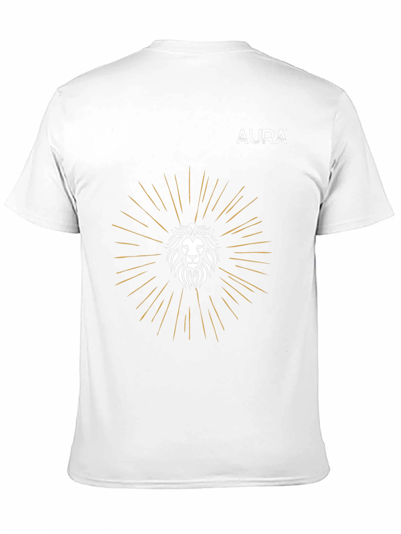 AURA Lion Graphic Tee - Modern Comfort Fit