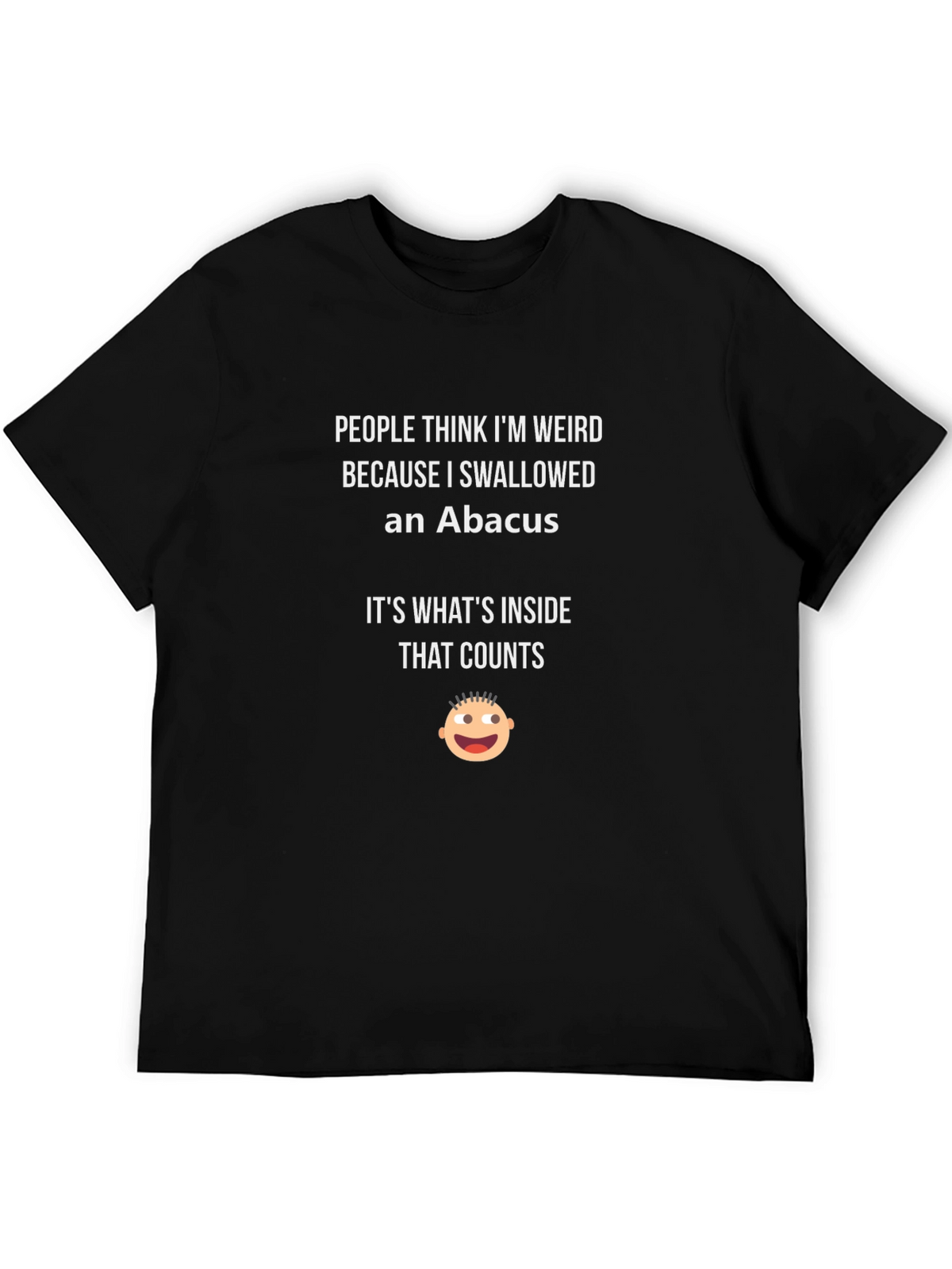 Funny Abacus T-Shirt: Its Whats Inside That Counts!