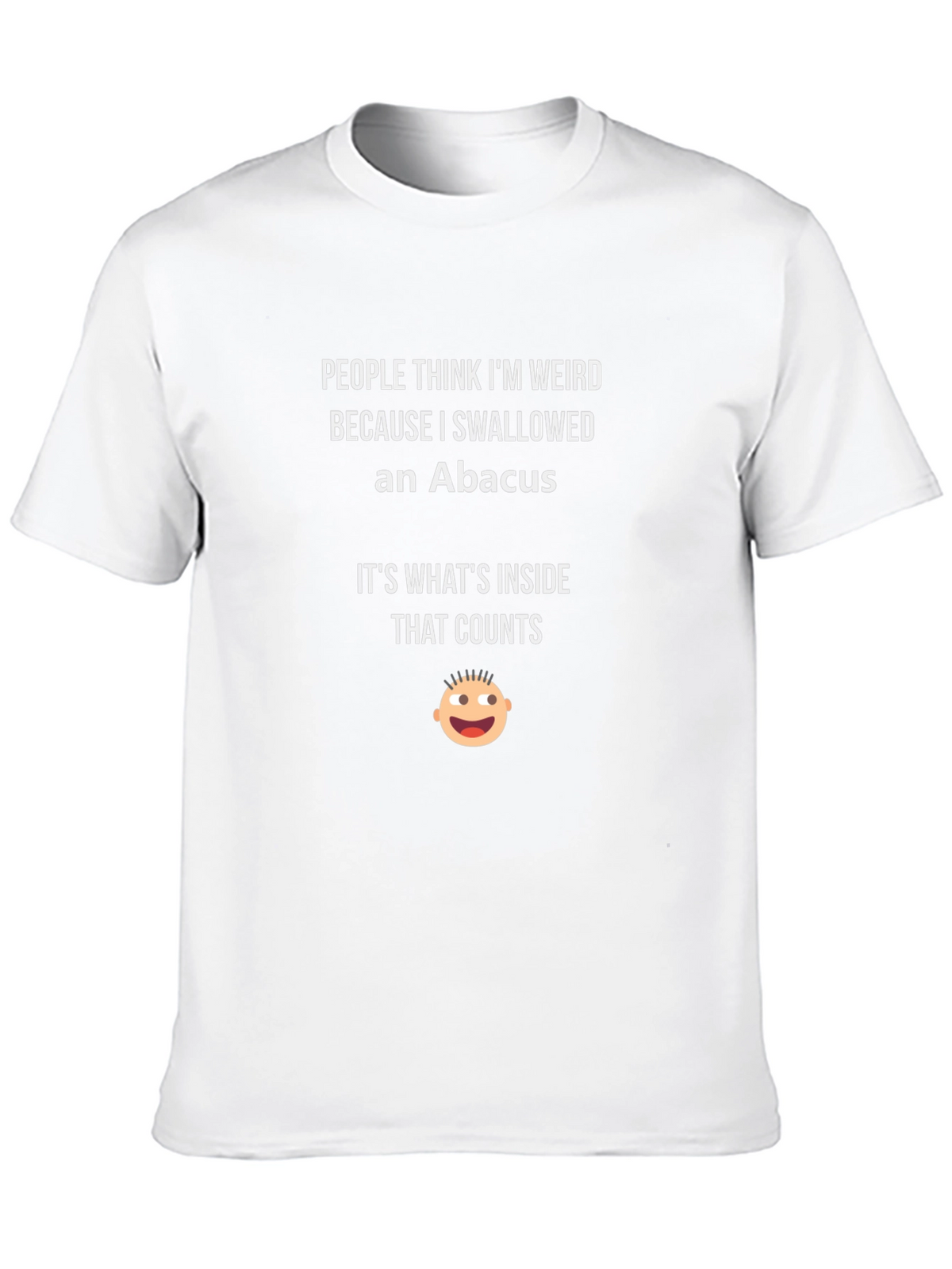 Funny Abacus T-Shirt: Its Whats Inside That Counts!