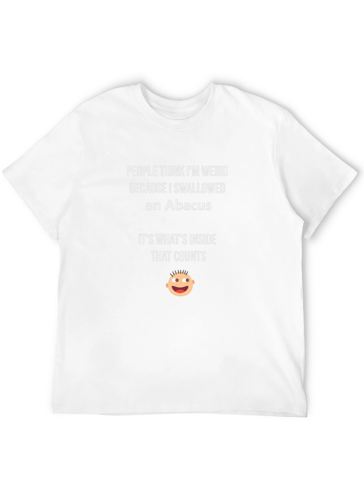 Funny Abacus T-Shirt: Its Whats Inside That Counts!