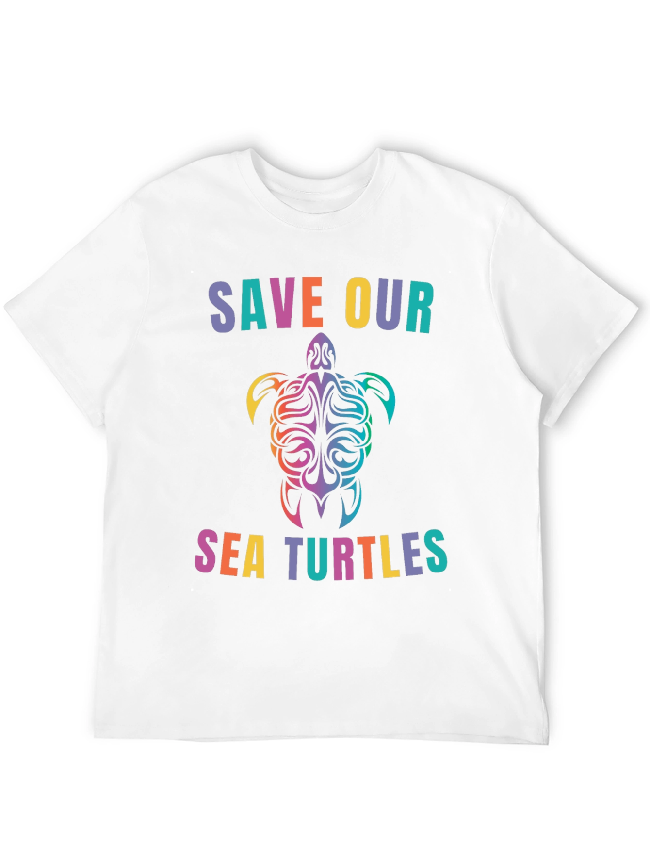 Save Our Sea Turtles Graphic Tee - Black