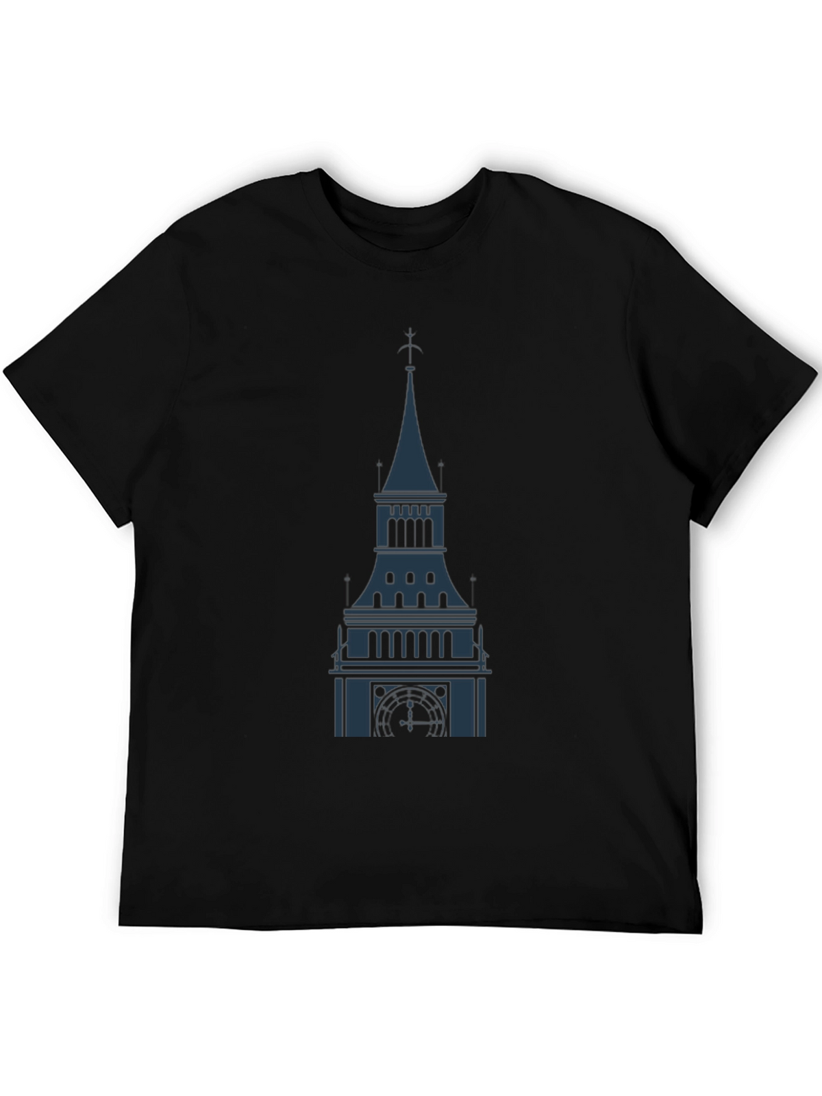 Tower Graphic Black T-Shirt