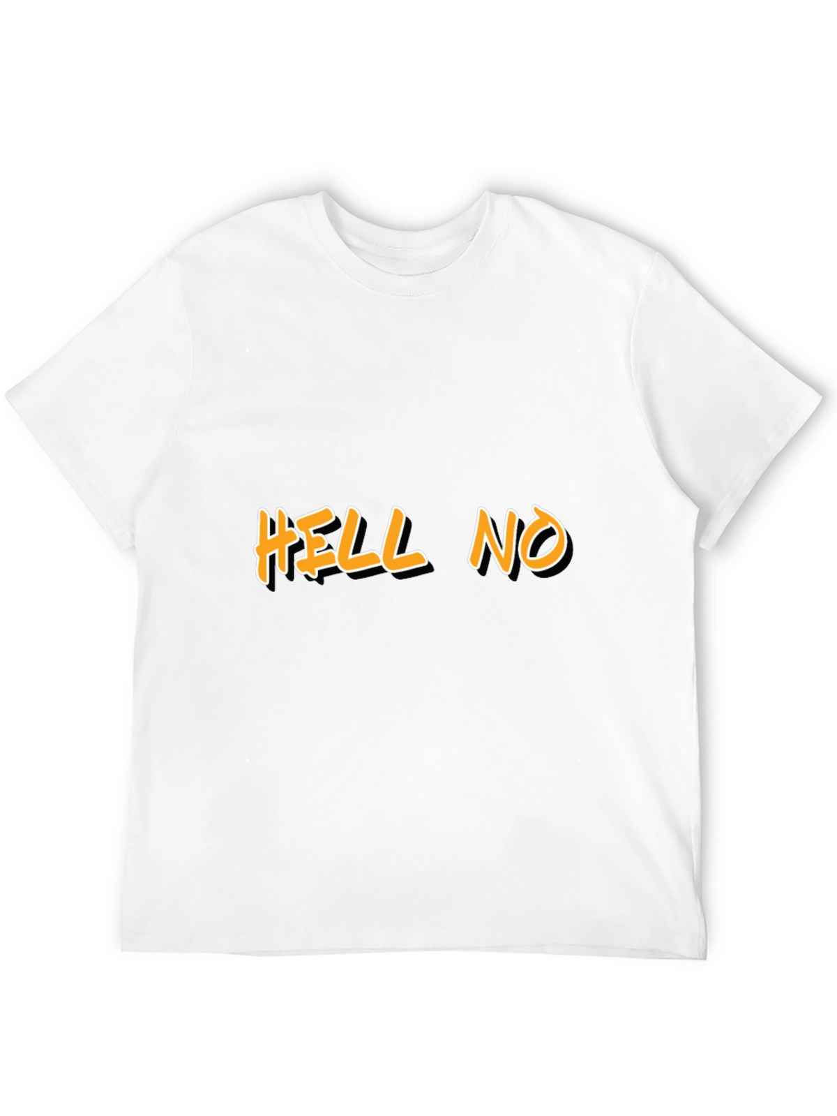 HELL NO Graphic Tee - Bold Statement Shirt