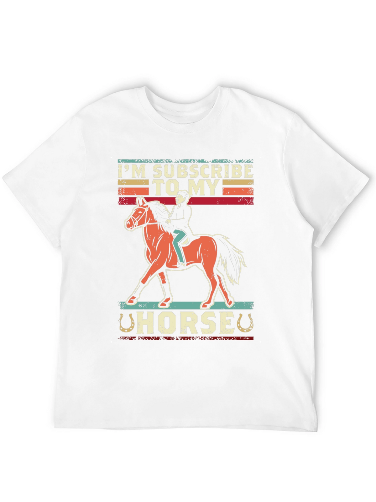 Im Subscribed To My Horse Graphic Tee