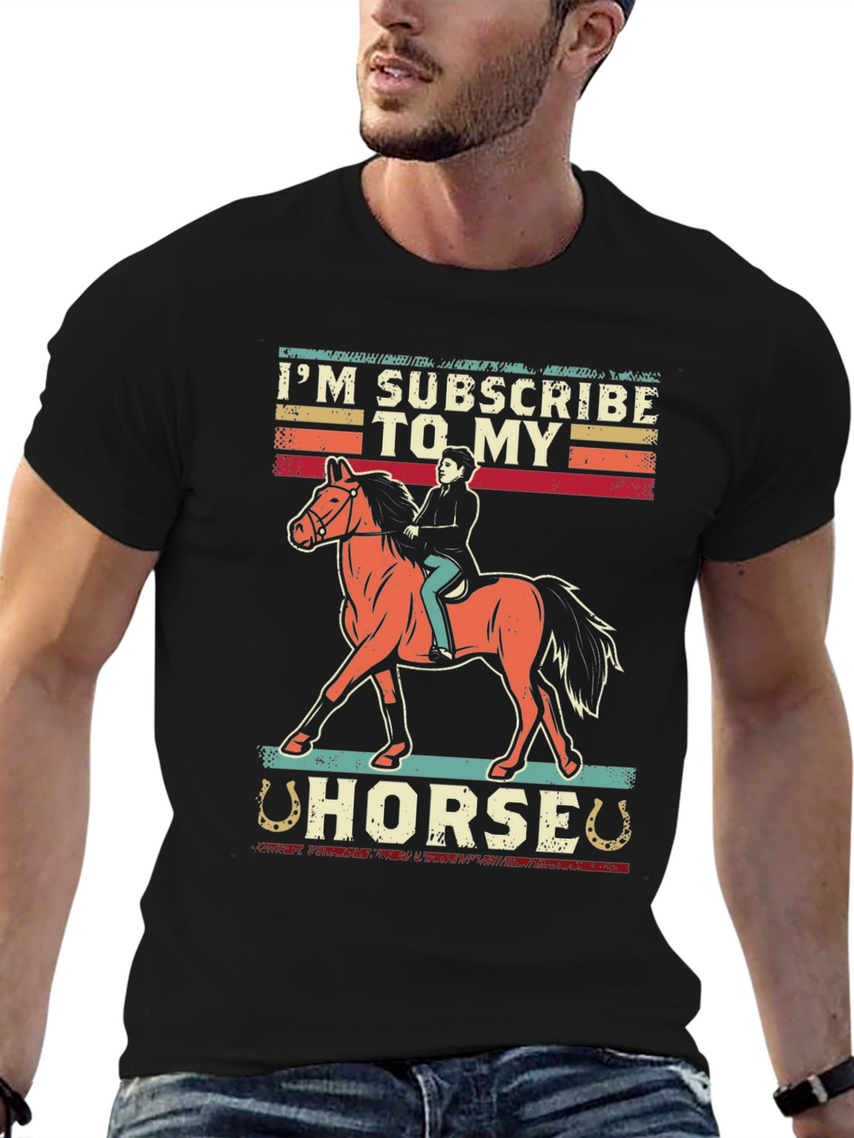 Im Subscribed To My Horse Graphic Tee