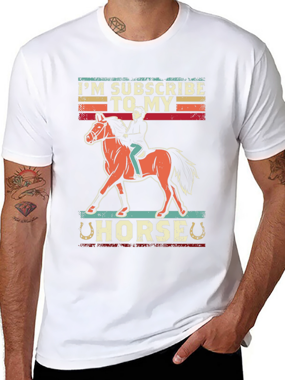 Im Subscribed To My Horse Graphic Tee