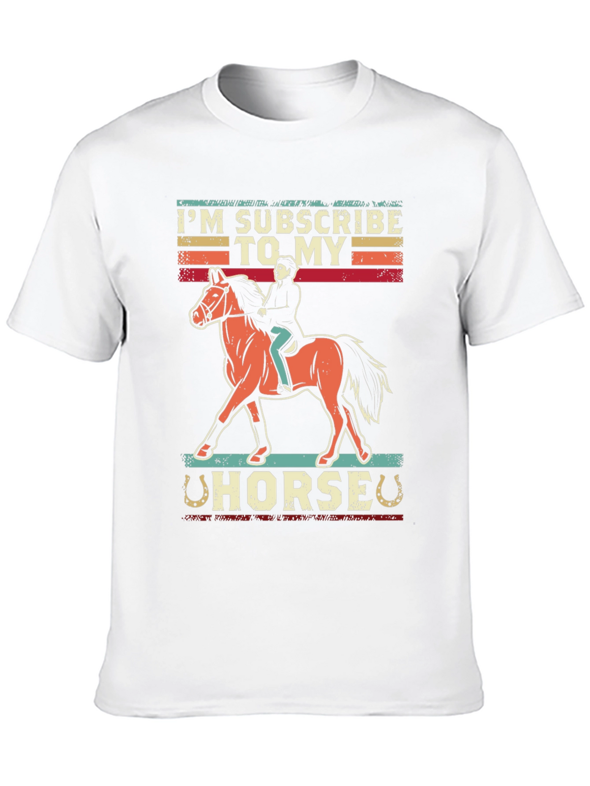 Im Subscribed To My Horse Graphic Tee